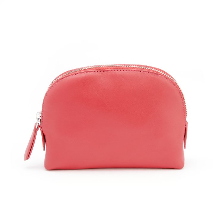 Compact Cosmetic Makeup Bag carnation pink 4 Compact Cosmetic Makeup Bag carnation pink