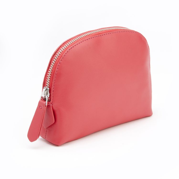 Compact Cosmetic Makeup Bag carnation pink 6 Compact Cosmetic Makeup Bag carnation pink
