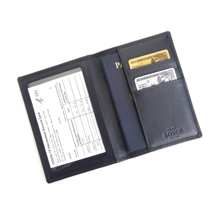 RFID Blocking Passport Cover with Card Slots sage