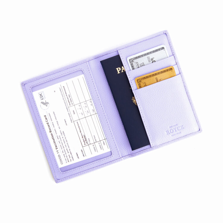 RFID Blocking Passport Cover with Card Slots sage