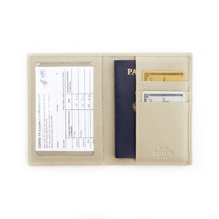 RFID Blocking Passport Cover with Card Slots sage