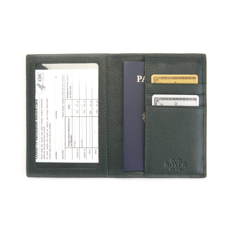 RFID Blocking Passport Cover with Card Slots sage