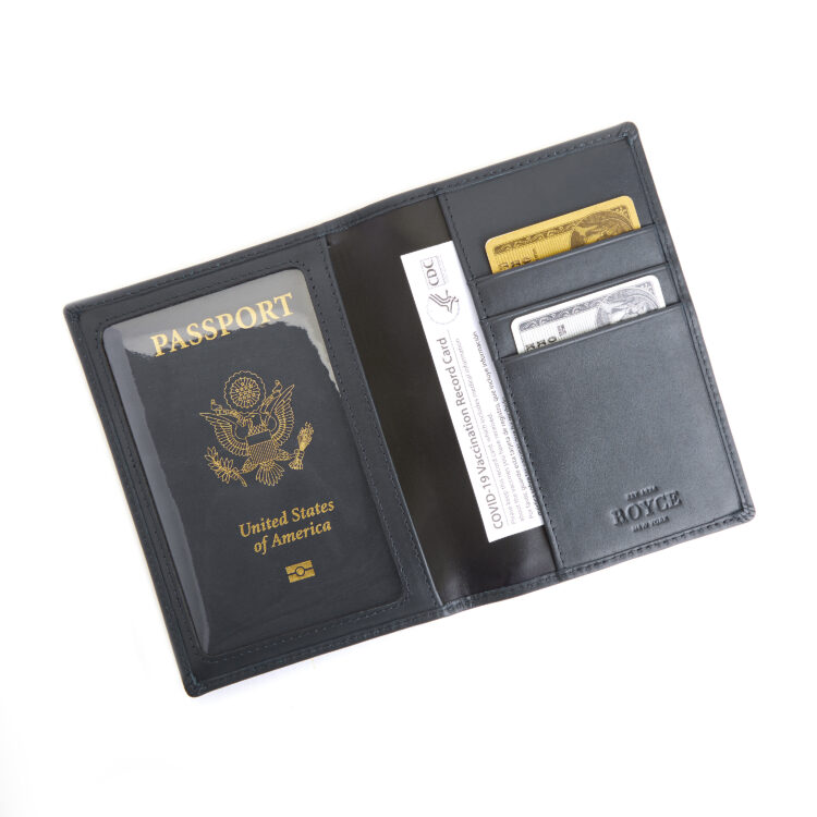 RFID Blocking Passport Cover with Card Slots sage