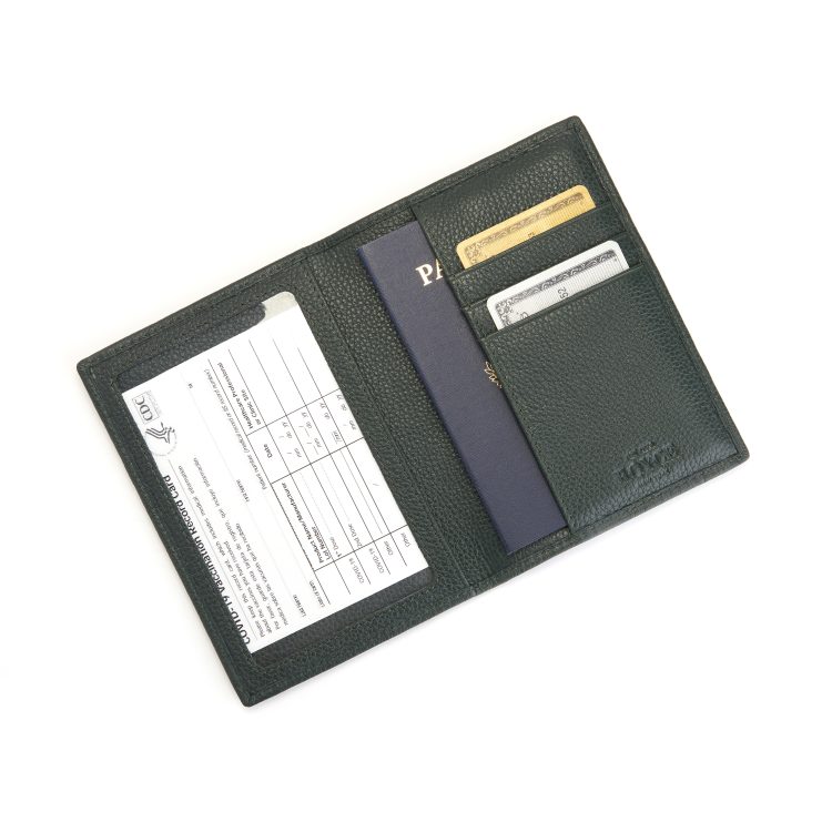 RFID Blocking Passport Cover with Card Slots sage