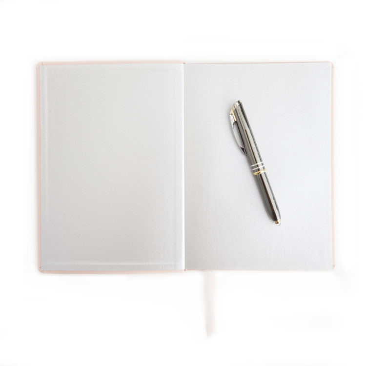 Soft Bound Pebble Grain A5 Journal midnight blue