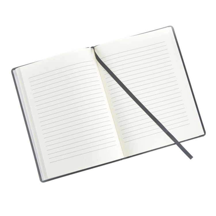 Soft Bound Pebble Grain A5 Journal midnight blue