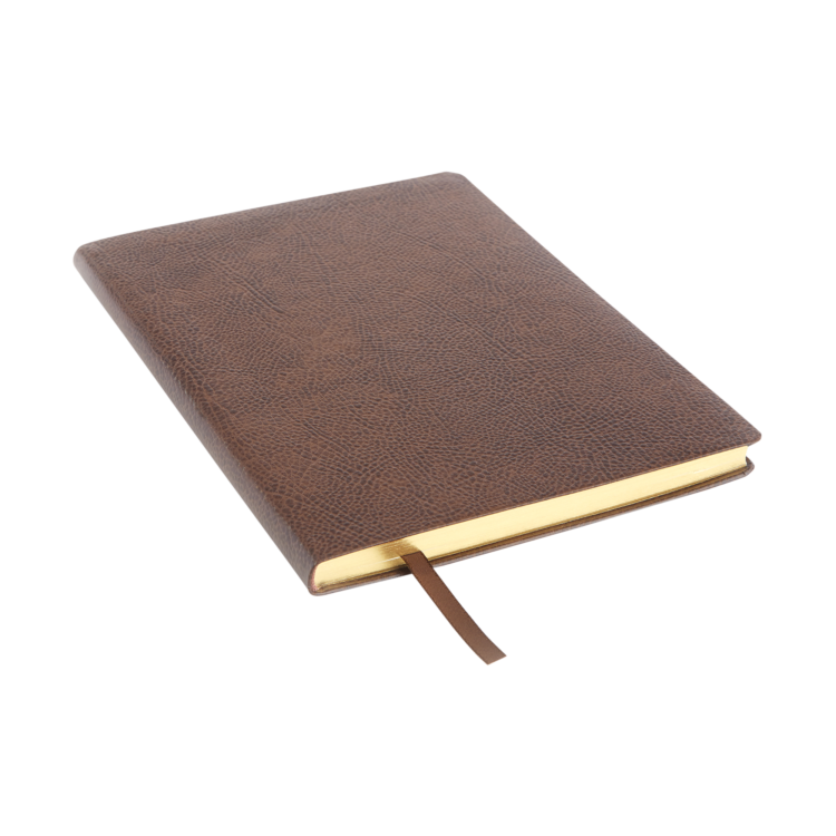 Soft Bound Pebble Grain A5 Journal midnight blue