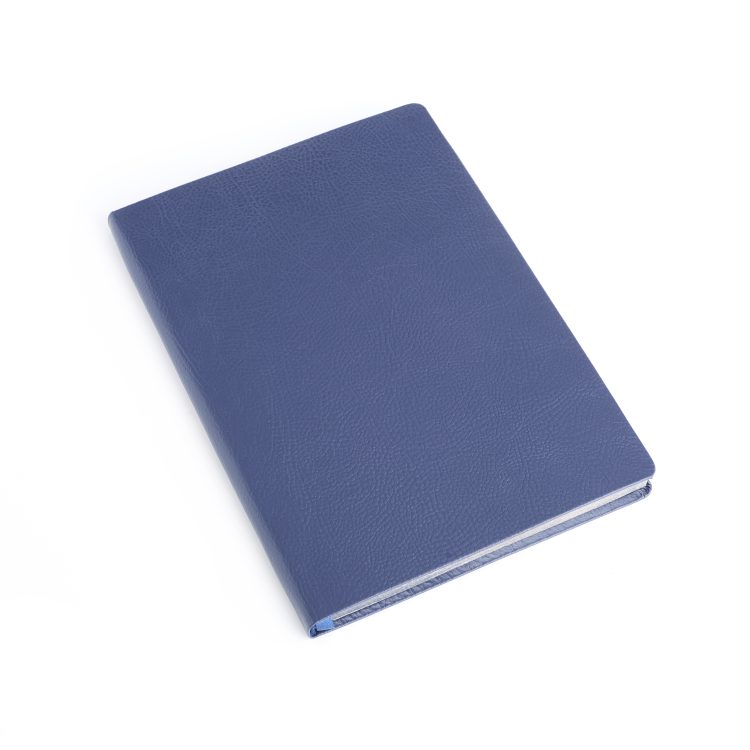 Soft Bound Pebble Grain A5 Journal midnight blue