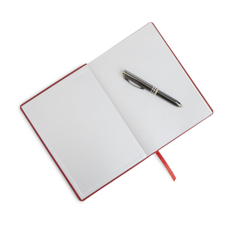 Soft Bound Pebble Grain A5 Journal midnight blue