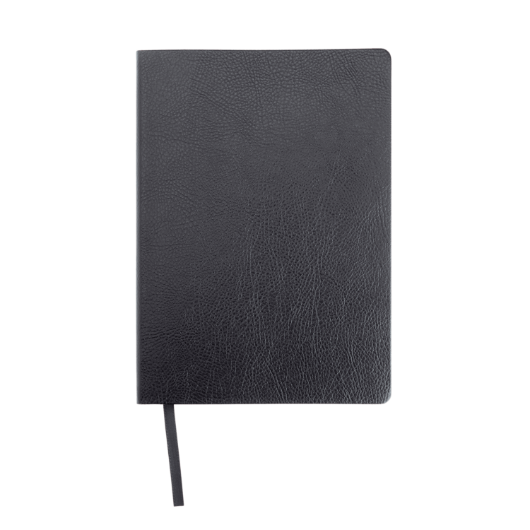 Soft Bound Pebble Grain A5 Journal midnight blue