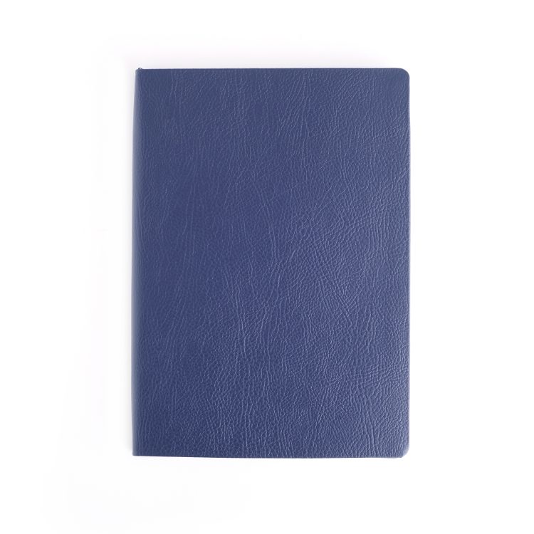 Soft Bound Pebble Grain A5 Journal midnight blue
