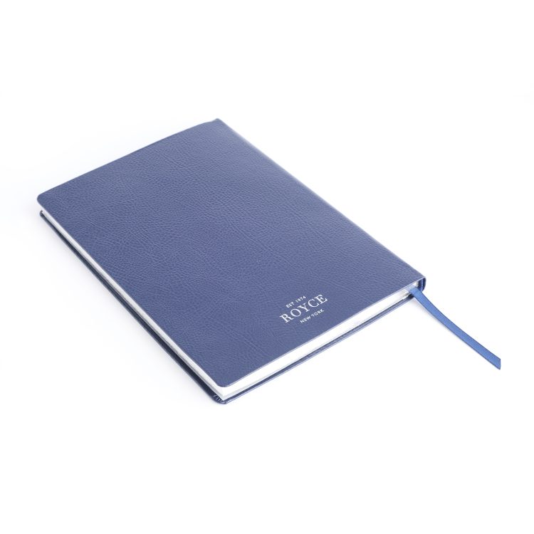 Soft Bound Pebble Grain A5 Journal midnight blue