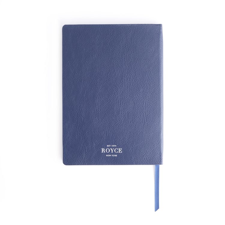 Soft Bound Pebble Grain A5 Journal midnight blue