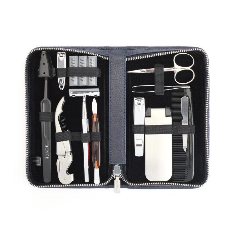 Full Travel Grooming Manicure Kit red