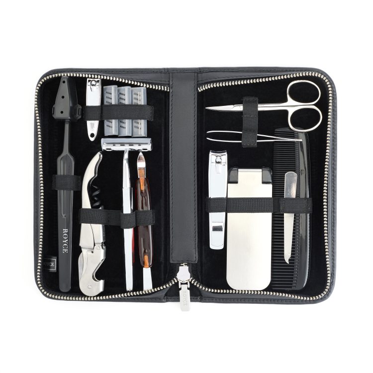 Full Travel Grooming Manicure Kit red