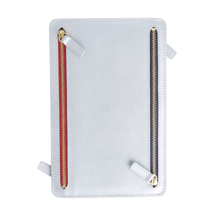 RFID Blocking Four Zip Travel Organizer sage
