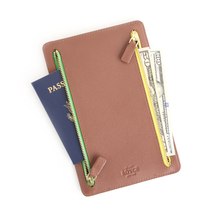 RFID Blocking Four Zip Travel Organizer sage