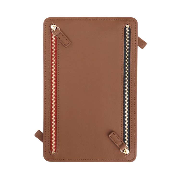 RFID Blocking Four Zip Travel Organizer sage