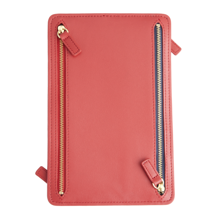 RFID Blocking Four Zip Travel Organizer sage