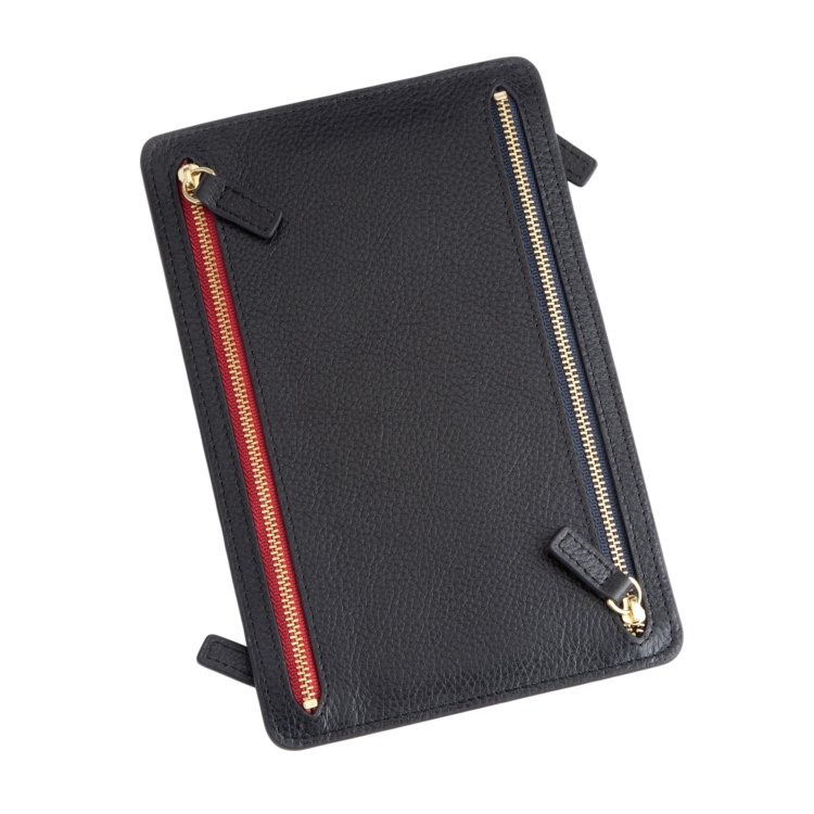 RFID Blocking Four Zip Travel Organizer sage