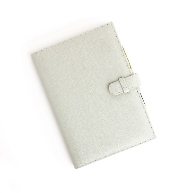 Executive Refillable A5 Journal black pebble