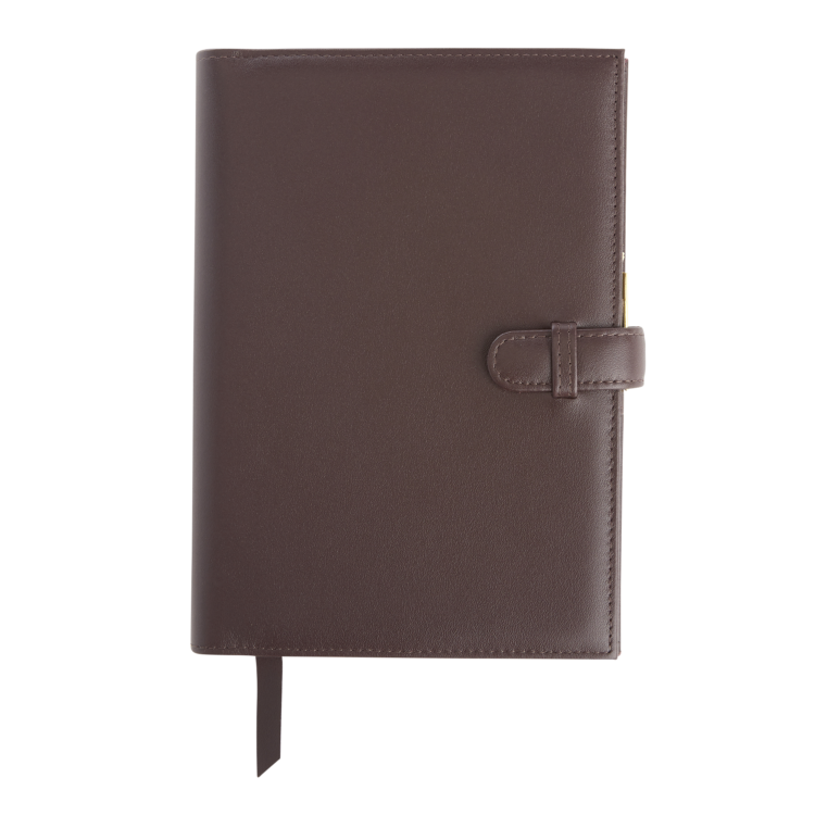 Executive Refillable A5 Journal black pebble