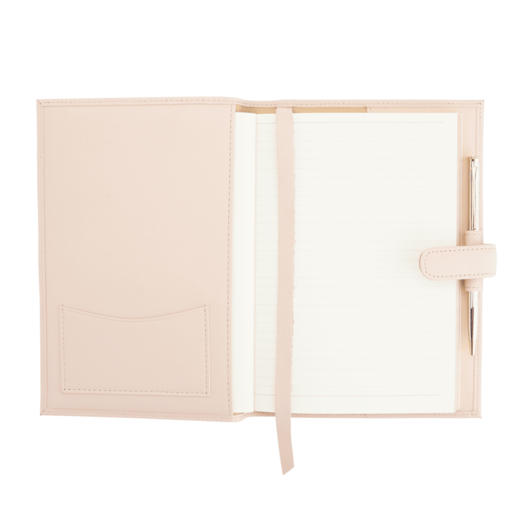 Executive Refillable A5 Journal black pebble