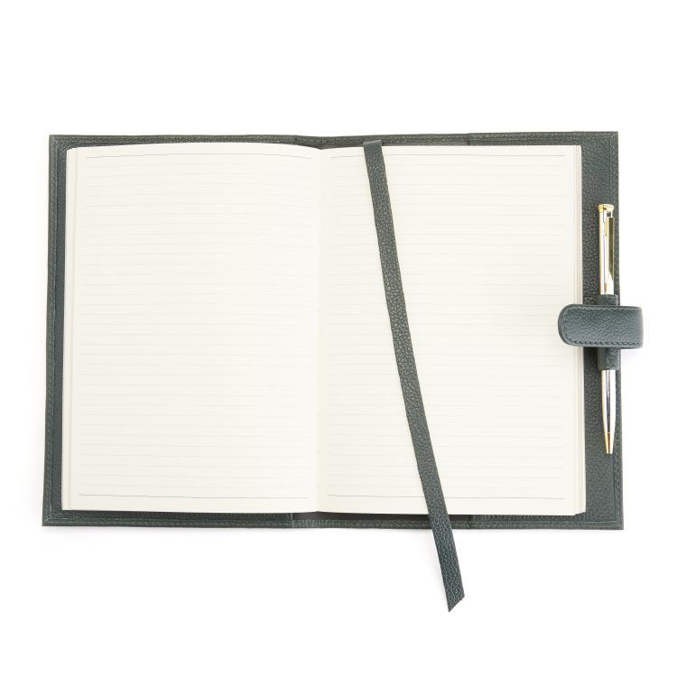 Executive Refillable A5 Journal black pebble