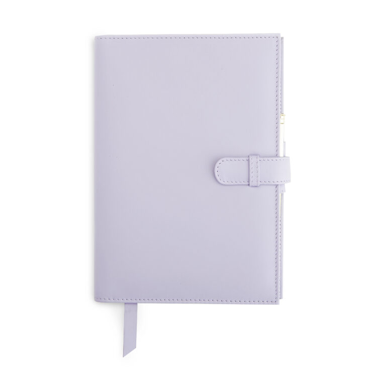 Executive Refillable A5 Journal black pebble