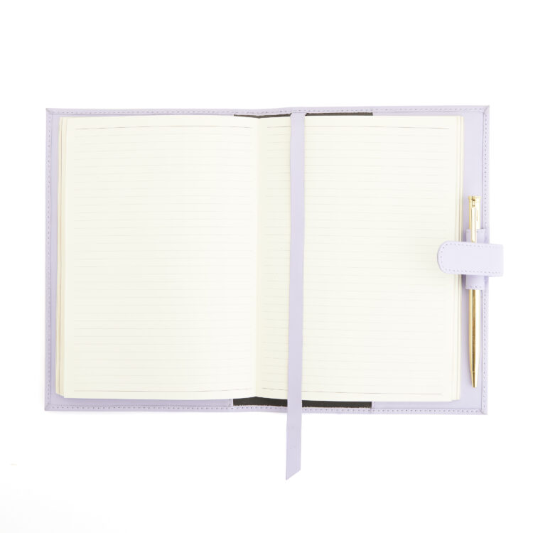 Executive Refillable A5 Journal black pebble