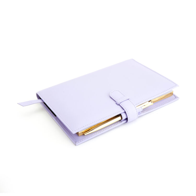 Executive Refillable A5 Journal black pebble
