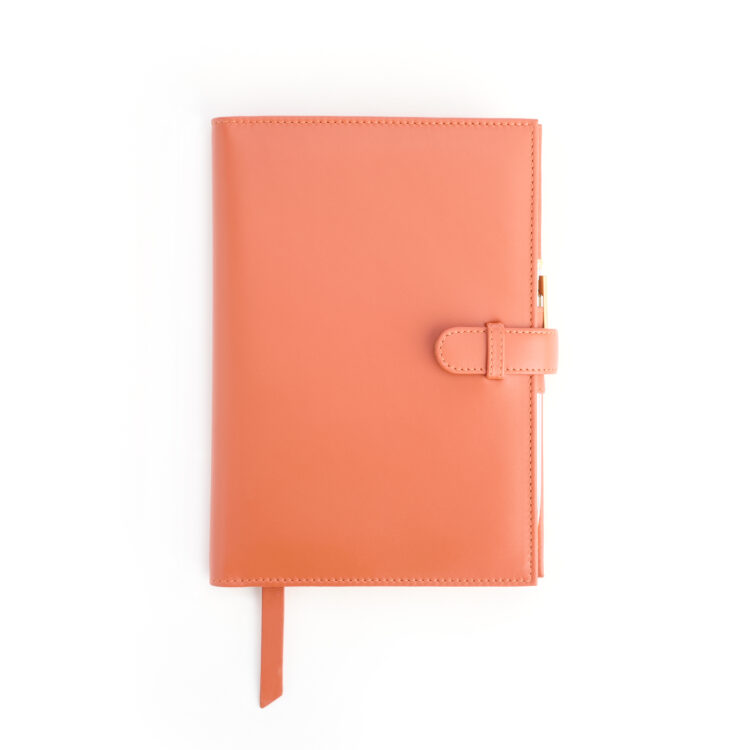 Executive Refillable A5 Journal black pebble