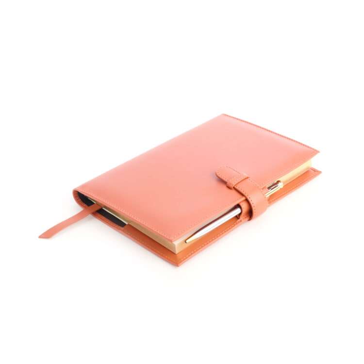 Executive Refillable A5 Journal black pebble