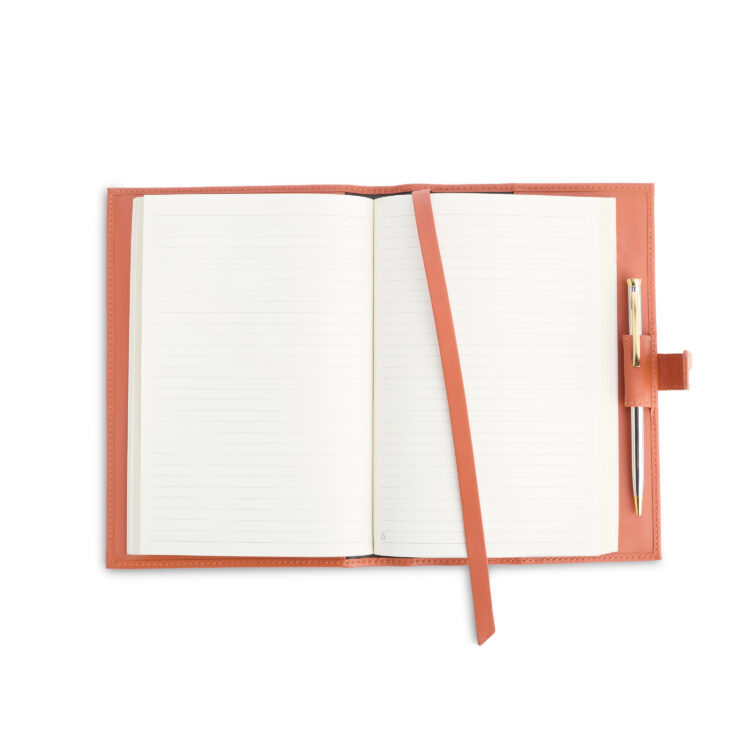 Executive Refillable A5 Journal black pebble