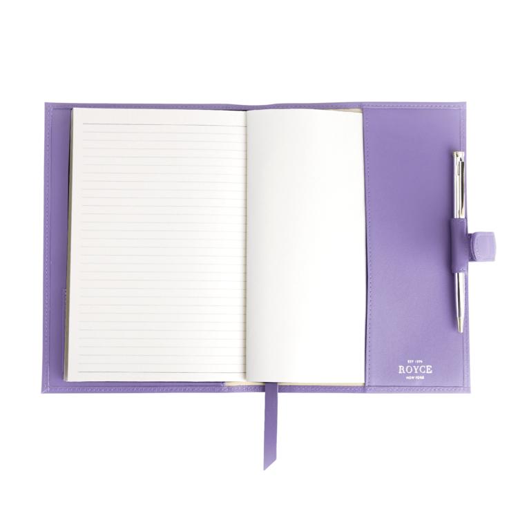 Executive Refillable A5 Journal black pebble