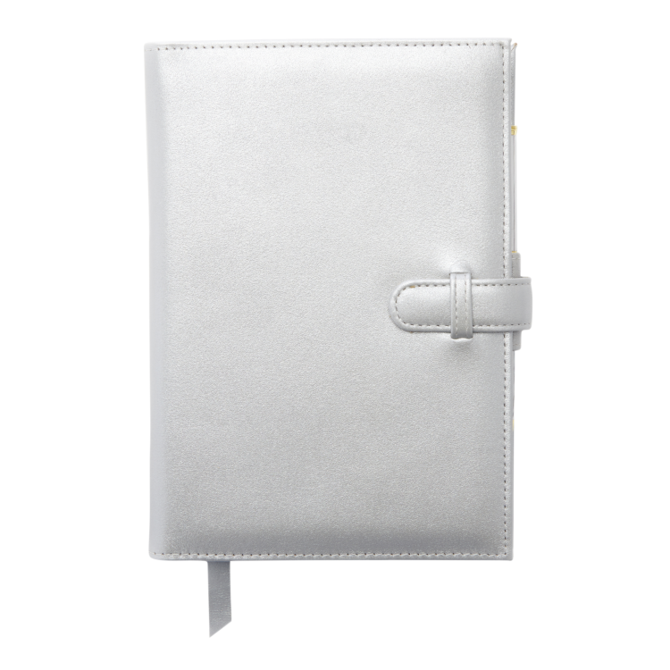 Executive Refillable A5 Journal black pebble