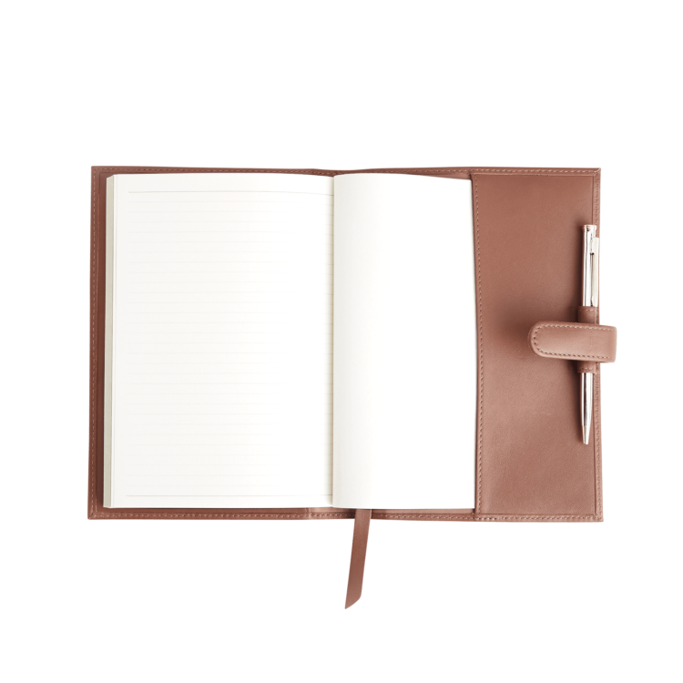 Executive Refillable A5 Journal black pebble