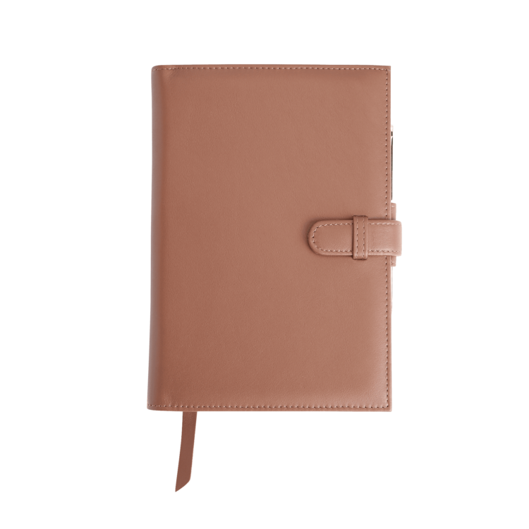 Executive Refillable A5 Journal black pebble