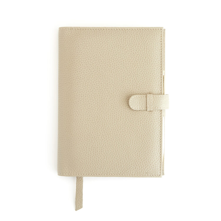 Executive Refillable A5 Journal black pebble