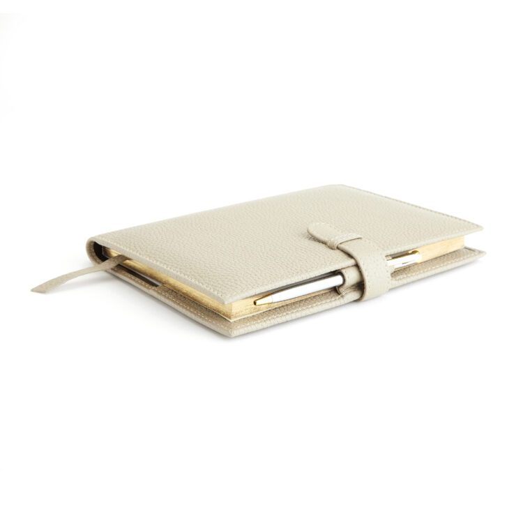 Executive Refillable A5 Journal black pebble