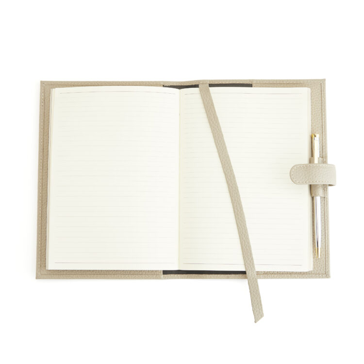 Executive Refillable A5 Journal black pebble