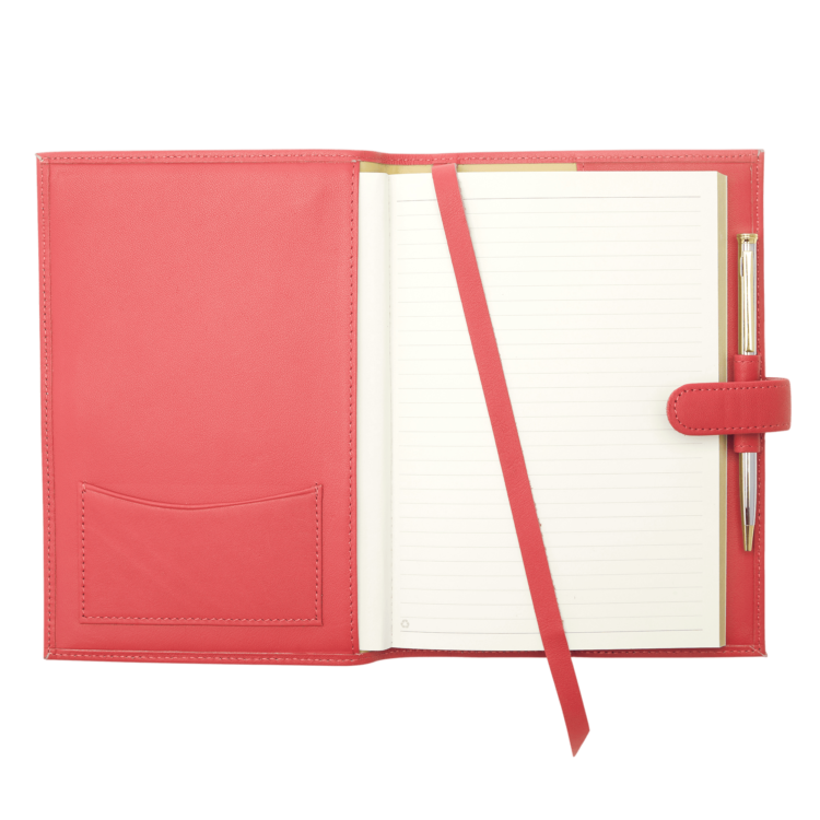 Executive Refillable A5 Journal black pebble
