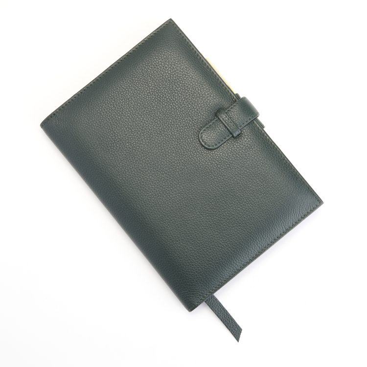Executive Refillable A5 Journal black pebble