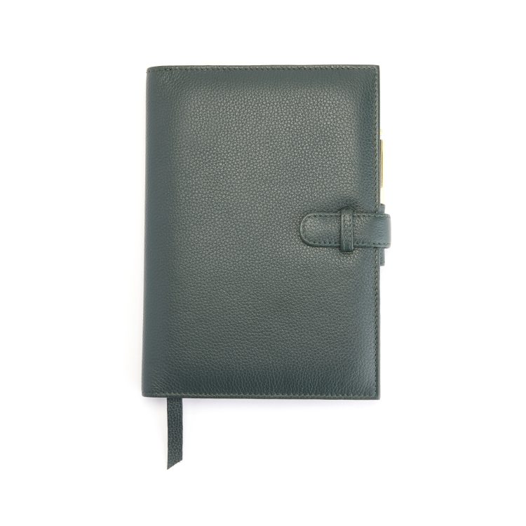 Executive Refillable A5 Journal black pebble