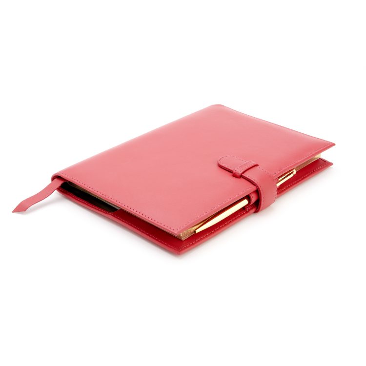 Executive Refillable A5 Journal black pebble