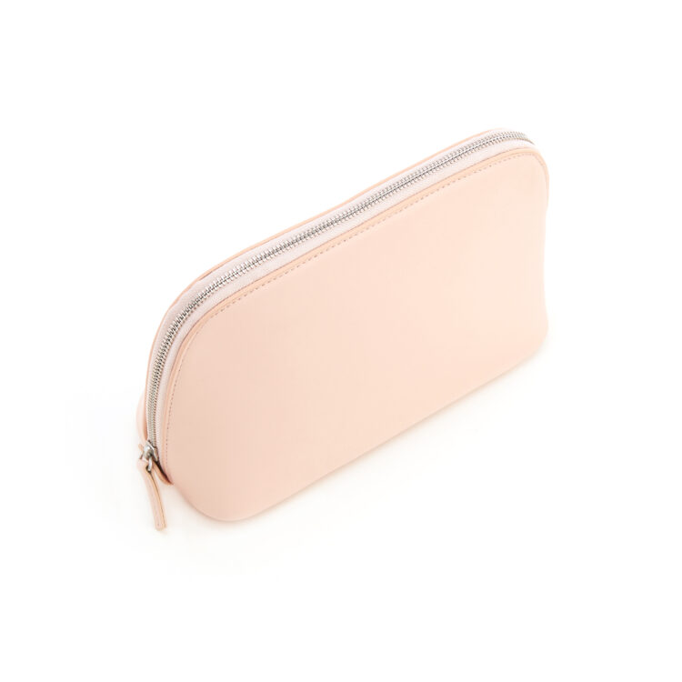 Large Cosmetic Makeup Bag tan