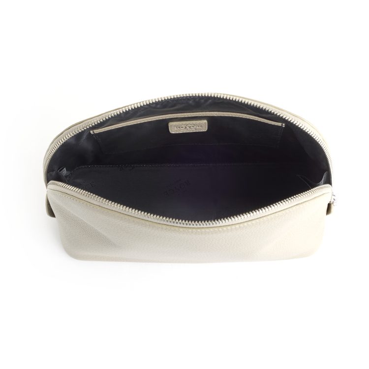 Large Cosmetic Makeup Bag tan