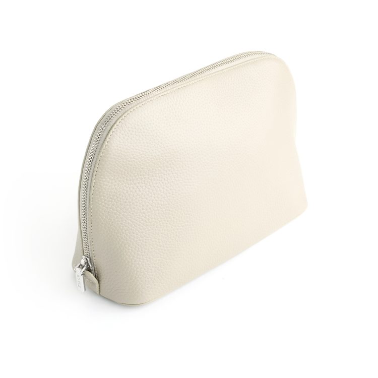 Large Cosmetic Makeup Bag tan