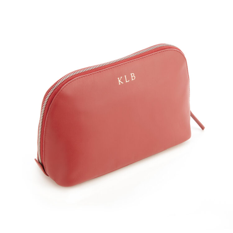 Large Cosmetic Makeup Bag tan