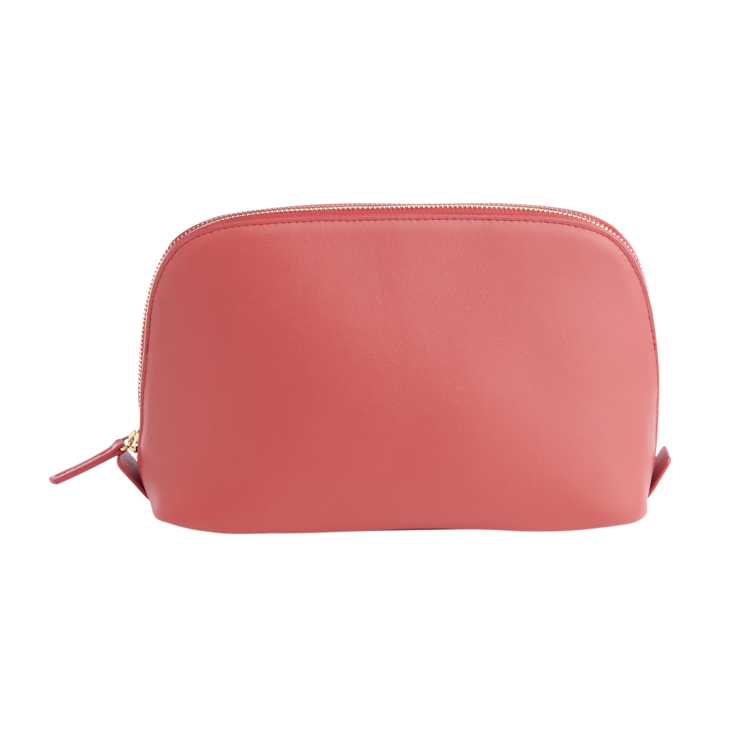 Large Cosmetic Makeup Bag tan